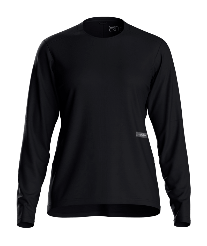 "SEQUENCE TRAIL JERSEY LS W" - "black raven"