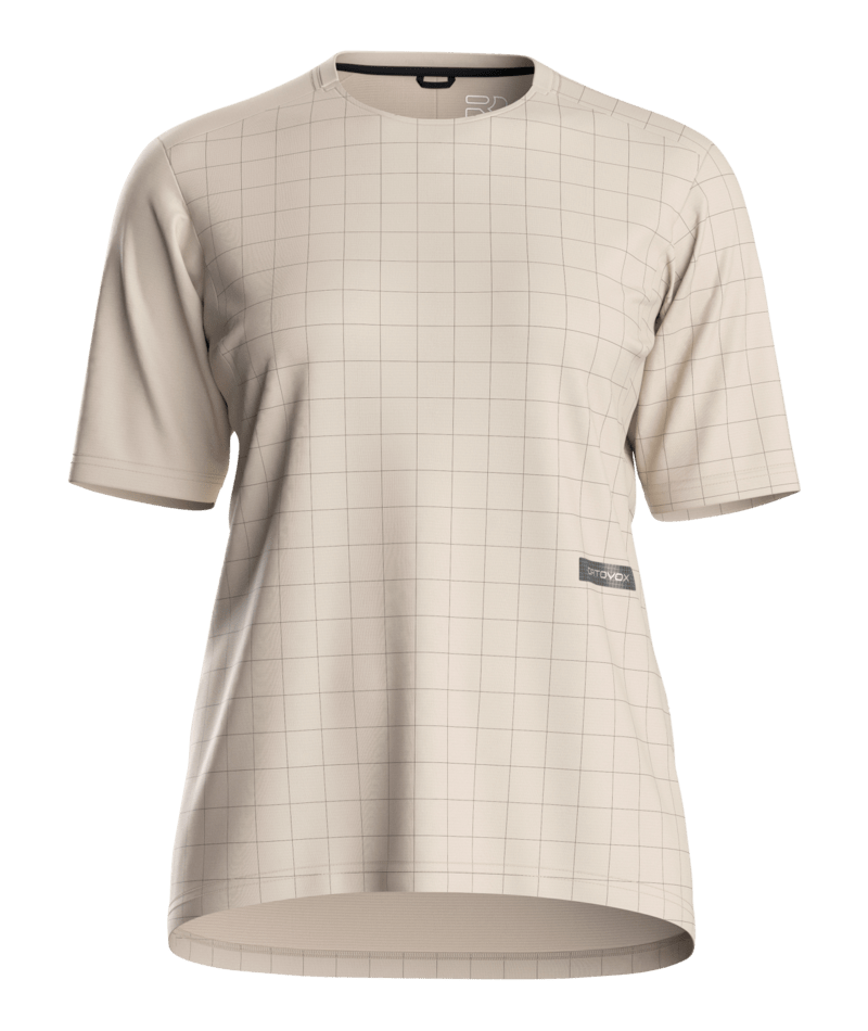 "SEQUENCE TRAIL JERSEY TS W" - "white tea"