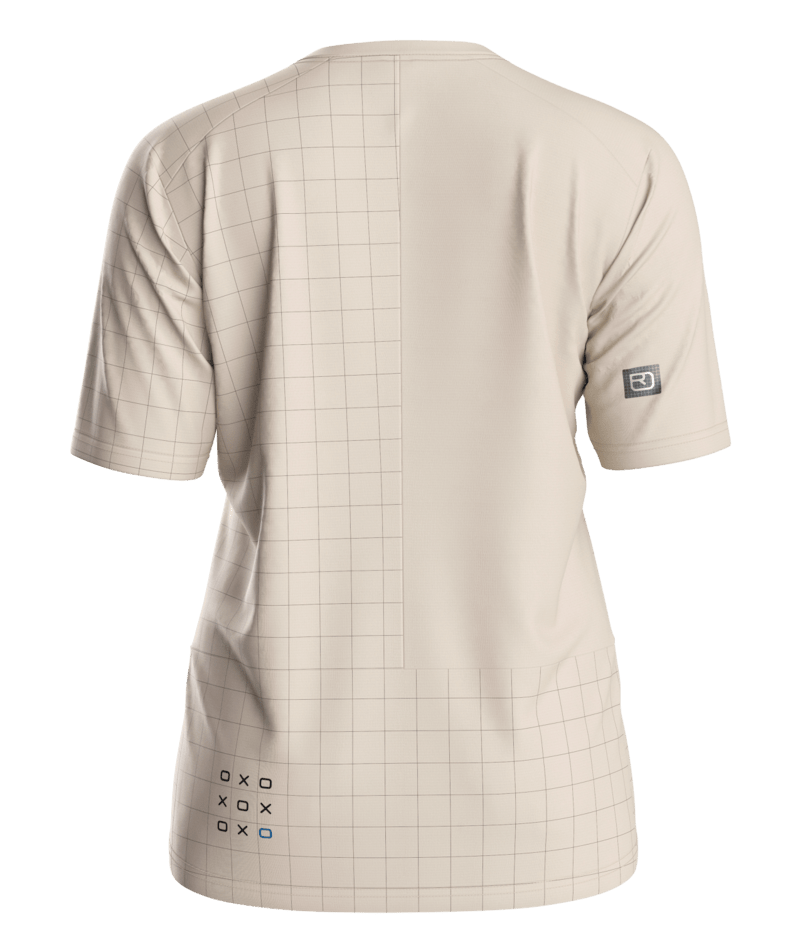 "SEQUENCE TRAIL JERSEY TS W" - "white tea"