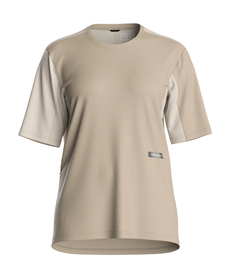 "SEQUENCE FREE JERSEY TS W" - "dark linen"
