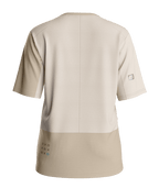 "SEQUENCE FREE JERSEY TS W" - "dark linen"