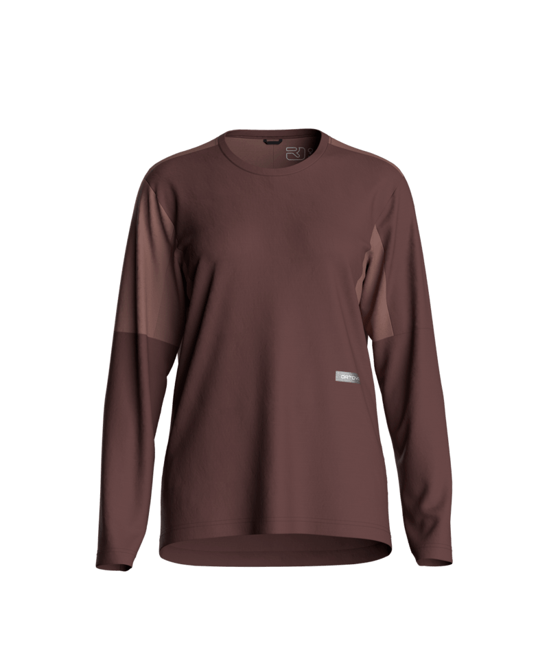 "SEQUENCE FREE JERSEY LS W" - "chestnut lmtd"