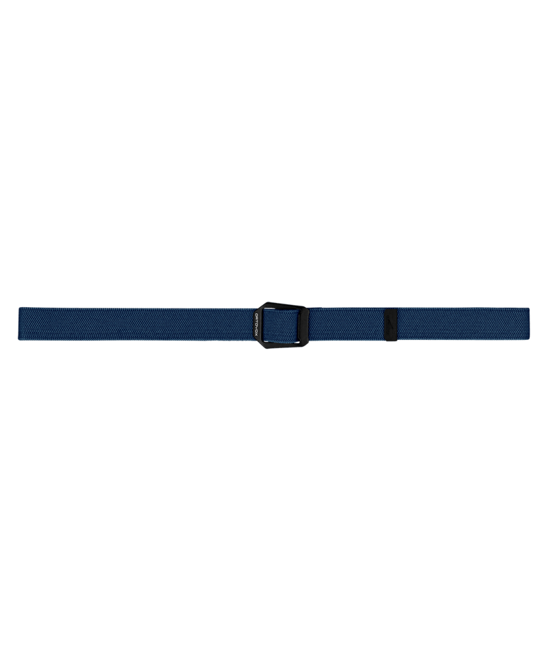 "LOGO KNIT BELT" - "petrol blue"