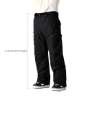 SMARTY® 3-IN-1 CARGO PANT - SHORT - BLACK