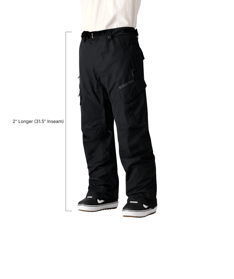 SMARTY® 3-IN-1 CARGO PANT - TALL - BLACK