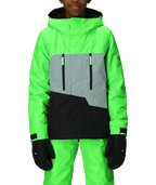 BOYS GEO™ INSULATED JACKET - BOREALIS GREEN COLORBLOCK