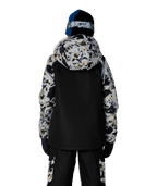 BOYS GEO™ INSULATED JACKET - GREY TUNDRA COLORBLOCK