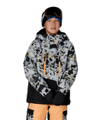BOYS GEO™ INSULATED JACKET - GREY TUNDRA COLORBLOCK