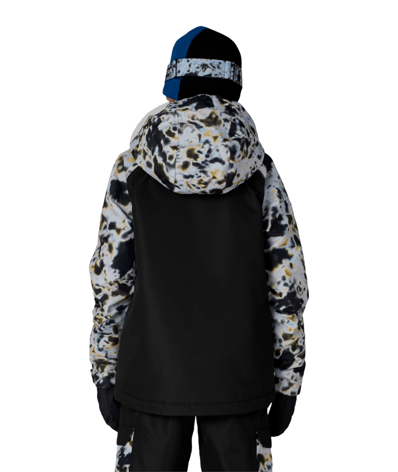 BOYS GEO™ INSULATED JACKET - GREY TUNDRA COLORBLOCK