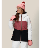 GIRLS ATHENA™ INSULATED JACKET - ROSEWOOD COLORBLOCK