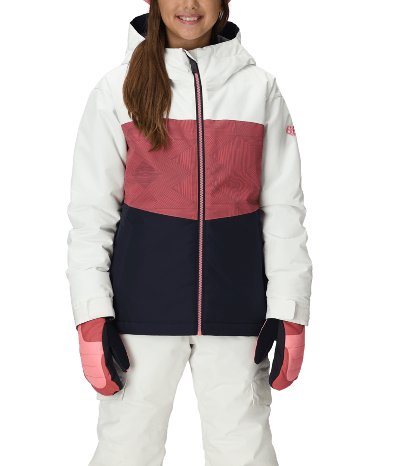 GIRLS ATHENA™ INSULATED JACKET - ROSEWOOD COLORBLOCK