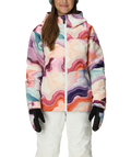 GIRLS ATHENA™ INSULATED JACKET - SEDIMENTARY PRINT