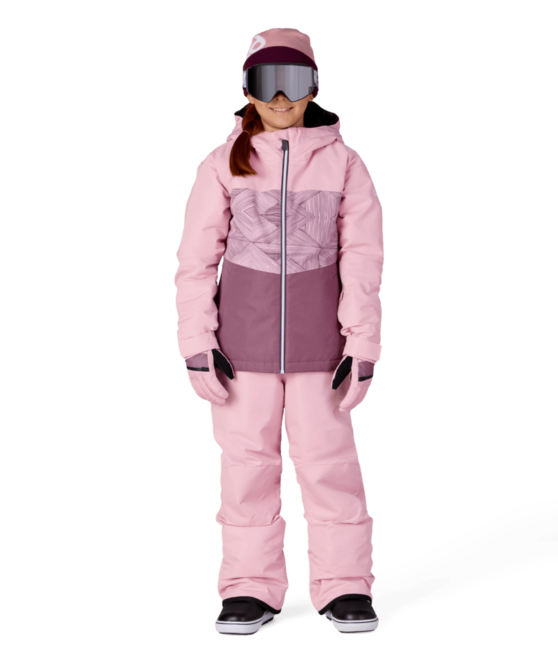 GIRLS ATHENA™ INSULATED JACKET - SMOKEY LILAC COLORBLOCK