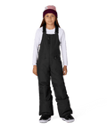 GIRLS SIERRA™ INSULATED BIB - BLACK