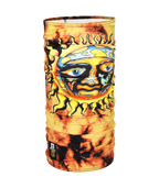 DOUBLE LAYER FACE WARMER - SUBLIME ORANGE TIE DYE