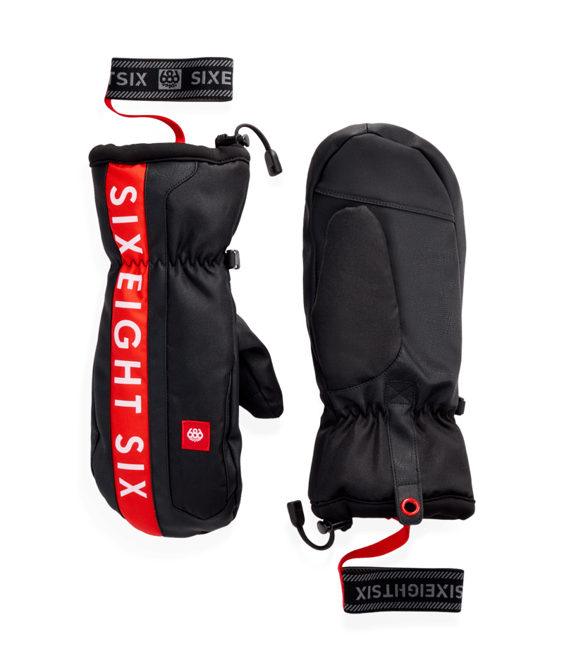 MENS TEAM MERINO MITT - BLACK