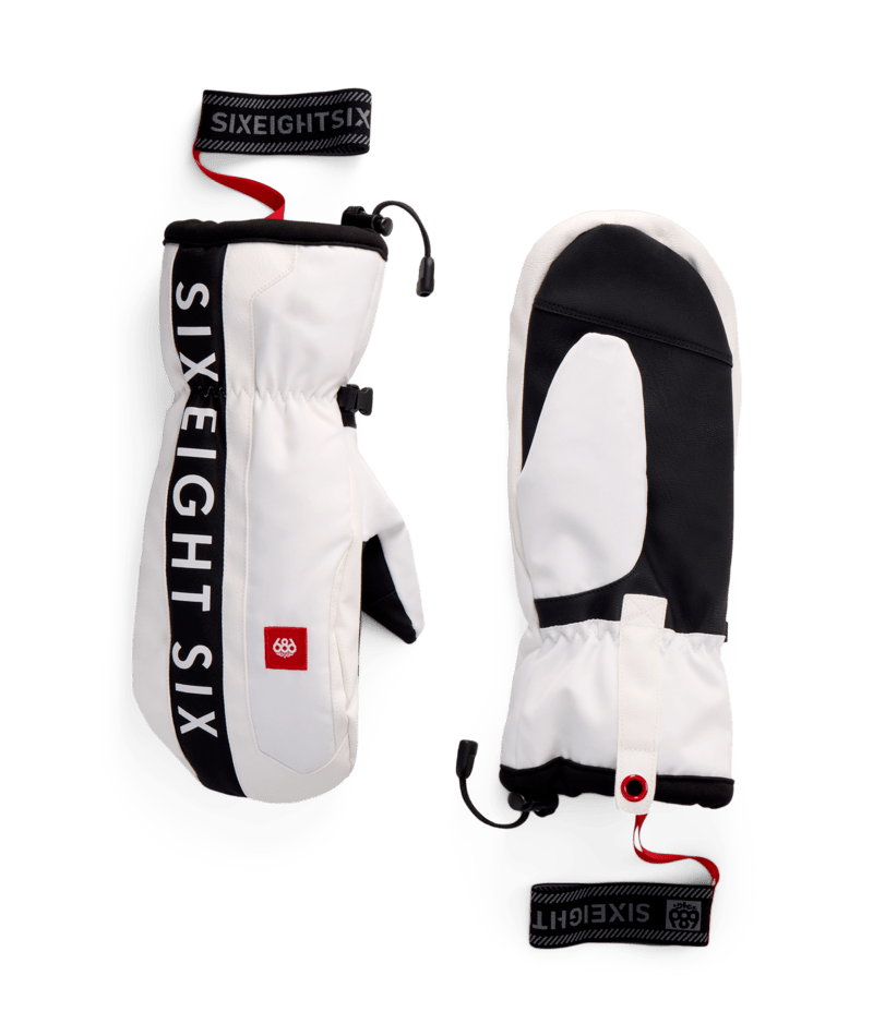 MENS TEAM MERINO MITT - WHITE