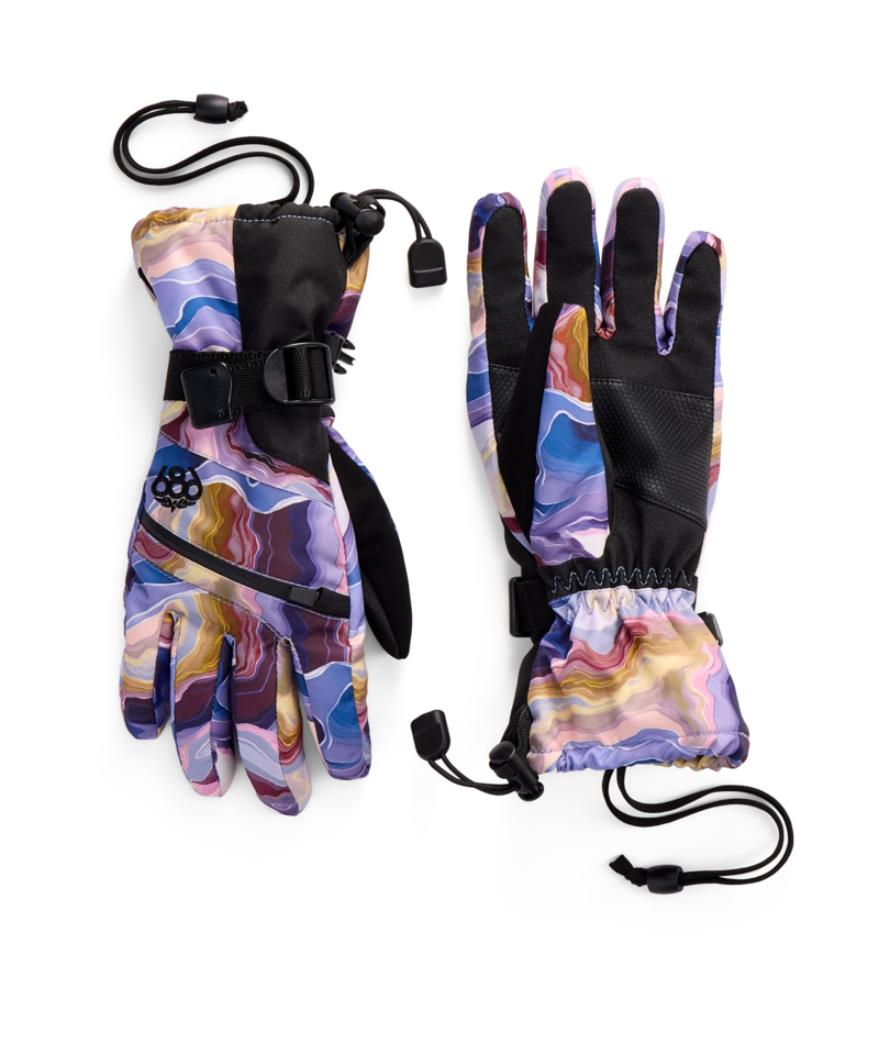Youth Unisex Heat Insulated Glove - ALPENGLOW BLUE SEDIMENTARY