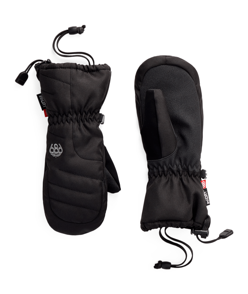 Youth Unisex Heat Insulated Mitt - BLACK