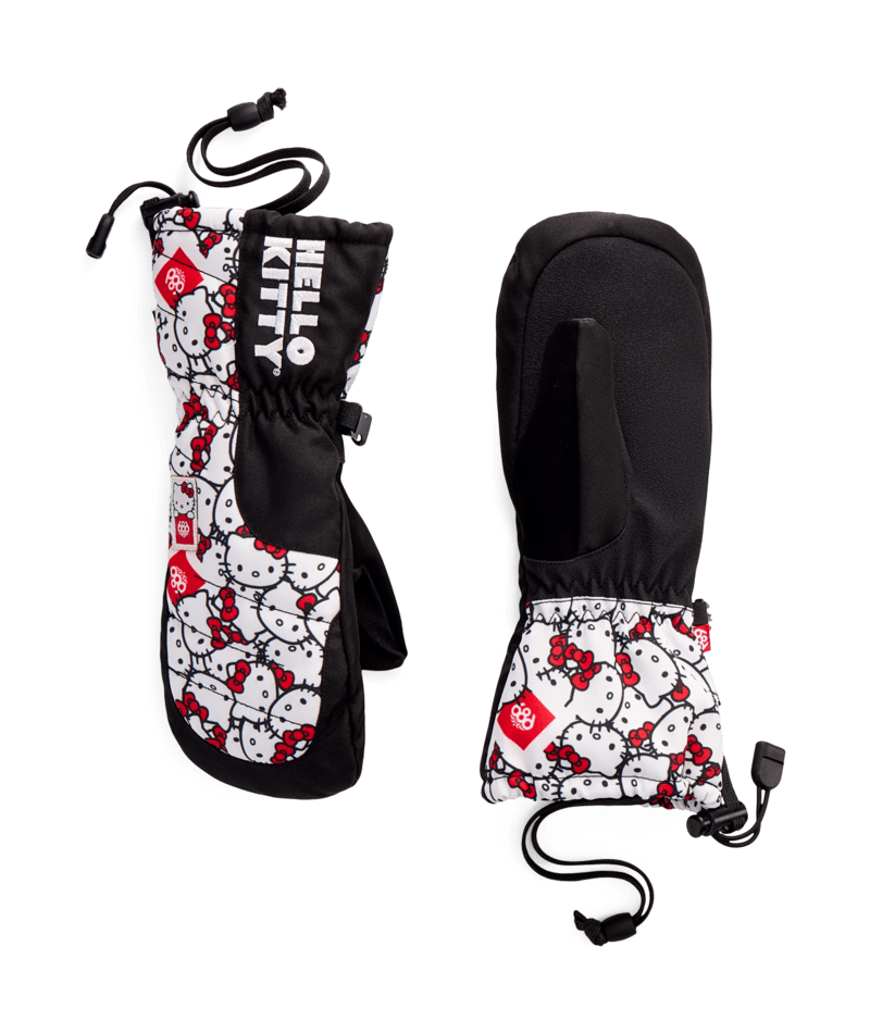 Youth Unisex Heat Insulated Mitt - HELLO KITTY WHITE
