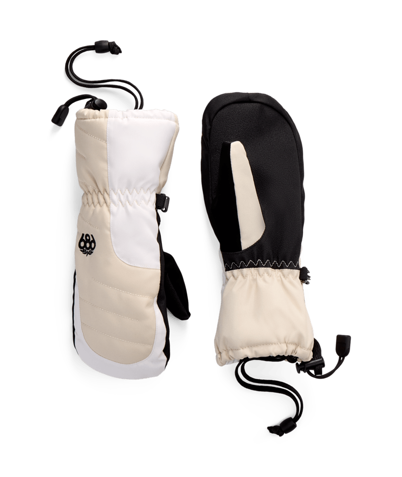 Youth Unisex Heat Insulated Mitt - WHITE COLORBLOCK