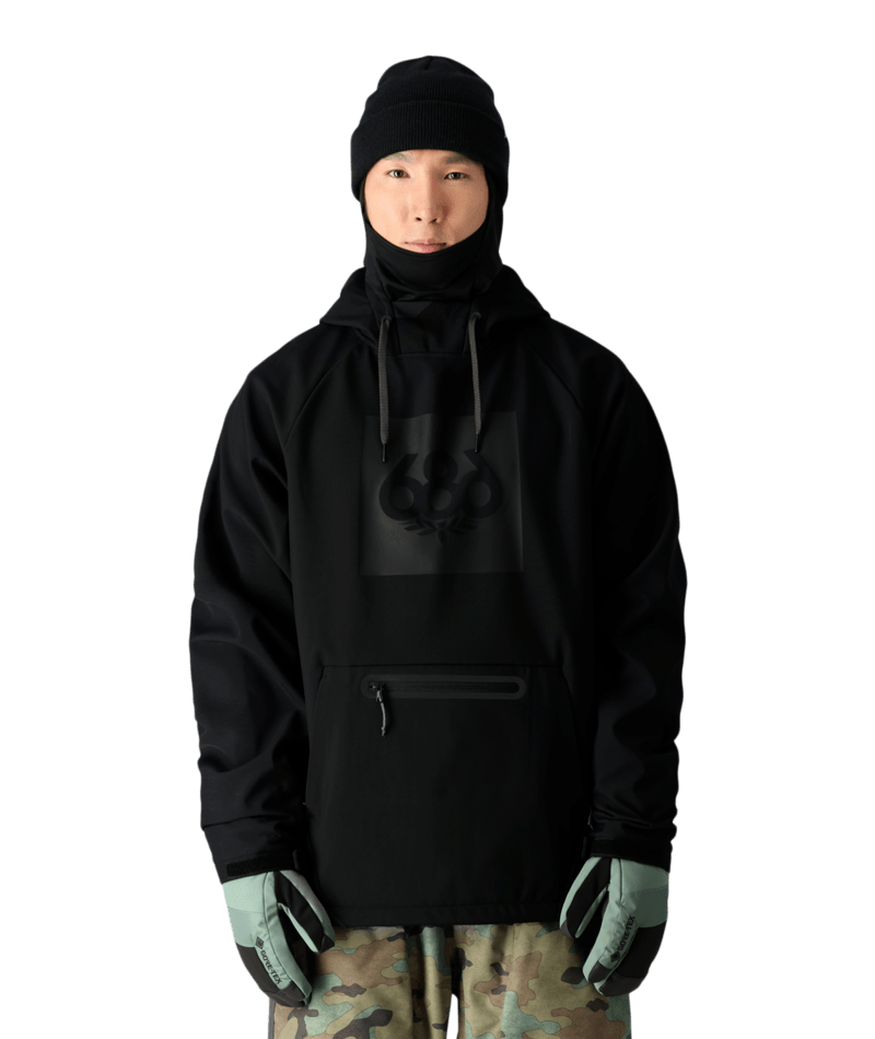 Men's Waterproof Hoody - BLACK