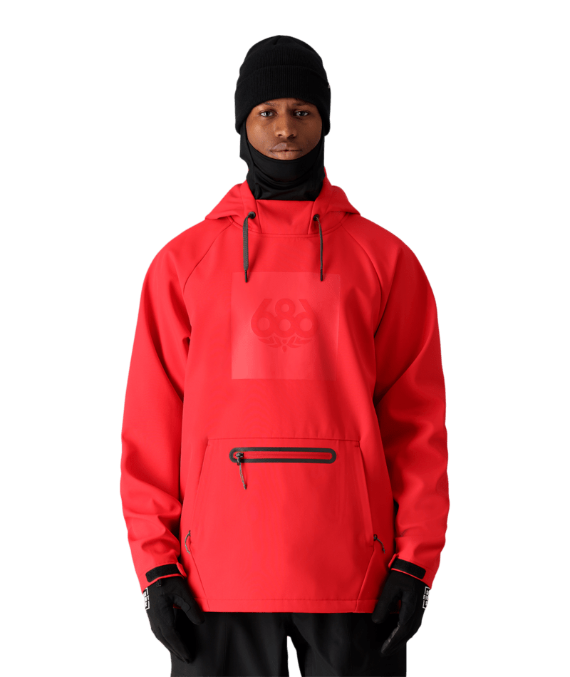 Men's Waterproof Hoody - TRUE RED