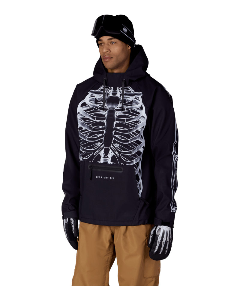 Men's Waterproof Hoody - WHITE XRAY