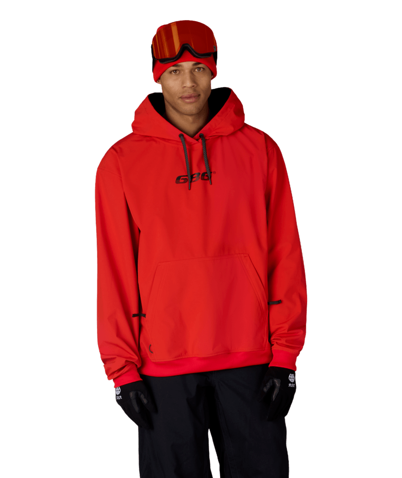 MENS WATERPROOF TEAM HOODY - SOLAR