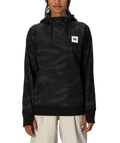 Women's Bonded Fleece Pullover Hoody - BLACK VAPORS