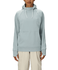 Women's Bonded Fleece Pullover Hoody - DUSTY MARINE