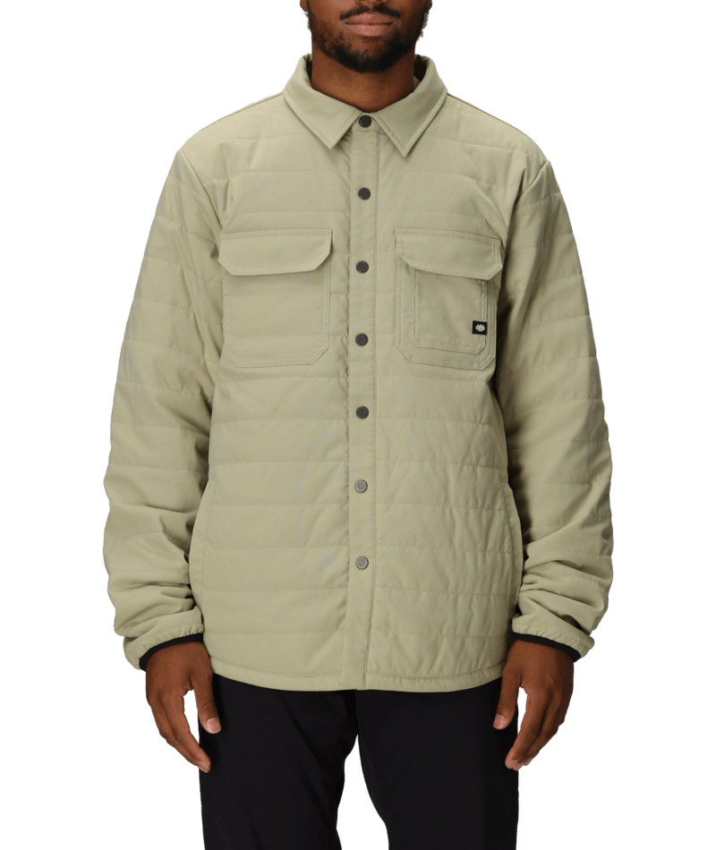 Men's Thermaldry Merino Lined Shacket - PUTTY