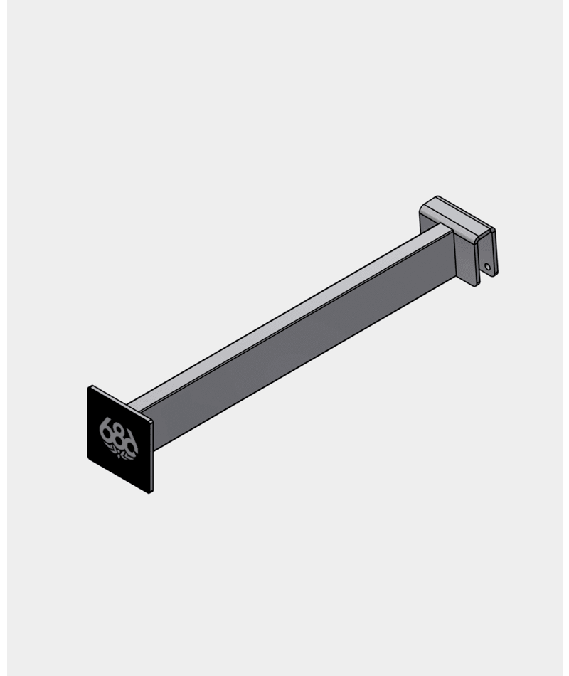 Polar Standard Saddle 12" Straight Arm w Logo - 2 Pack - ASSORTED