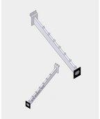 Polar Slatwall Waterfall w Logo - 2 Pack - ASSORTED