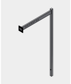 Polar 4-Way 12" Straight Arm w Logo - 4 Pack - ASSORTED