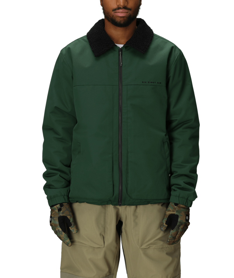 MENS CAIM INSULATED JACKET - MOSS GREEN