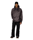 MENS BONDED FLEECE HOODY - CHARCOAL HEMISPHERE