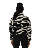 WOMENS OUTPOST SHERPA JACKET - BLACK VAPORS