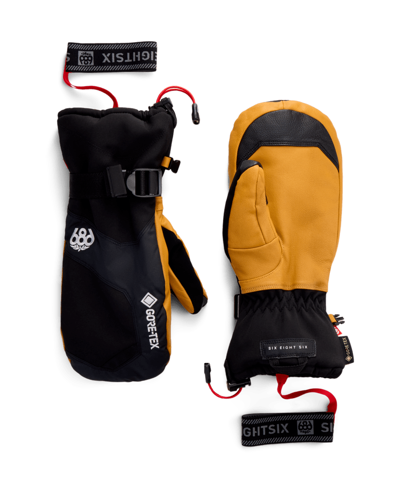 686 MENS GORE-TEX LEATHER LINEAR™ MITT - NATURAL