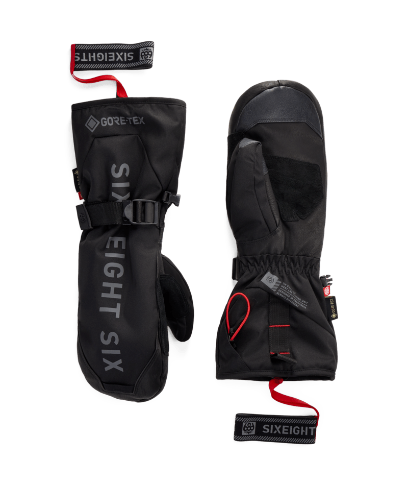 MENS GORE-TEX LEATHER DEEP DAYS™ MITT - BLACK