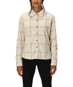 WOMENS SIERRA NEVADA FLEECE BUTTON UP - LIMESTONE PLAID