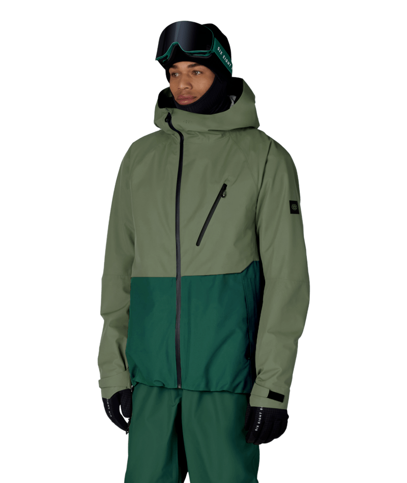 MENS HYDRA™ THERMAGRAPH® JACKET - FATIGUE GREEN COLORBLOCK