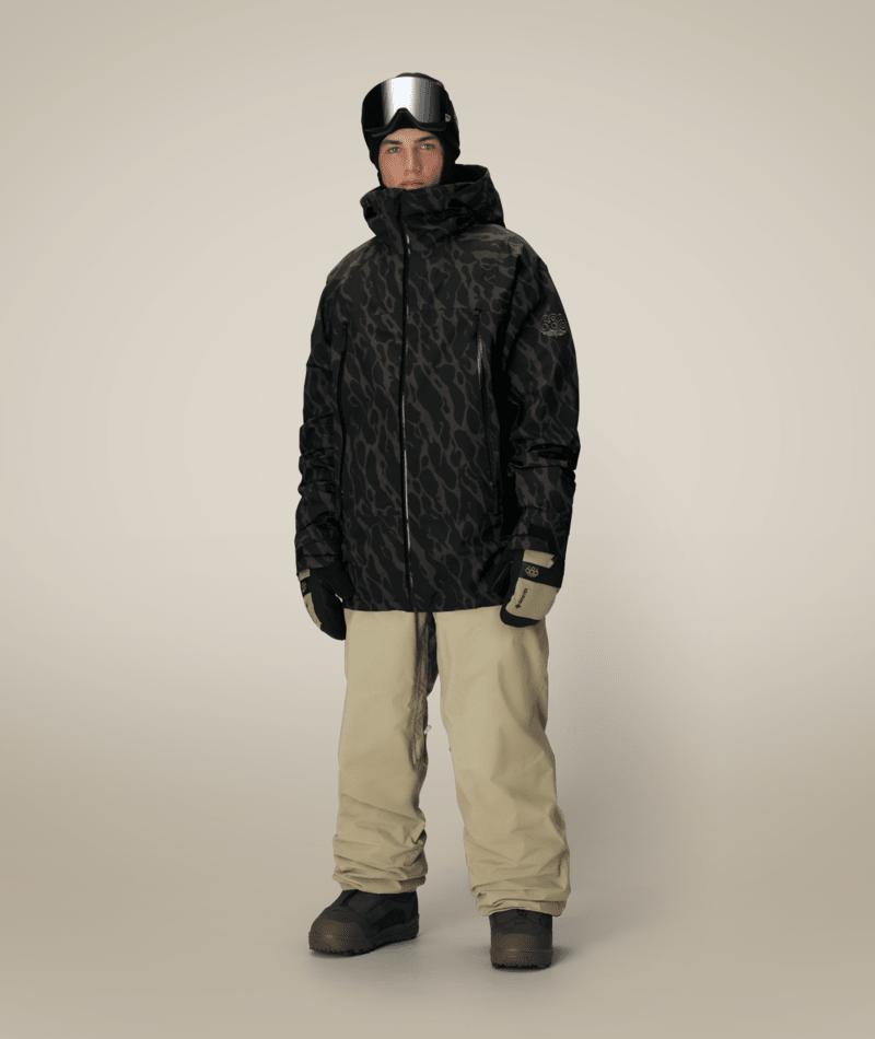 MENS SMARTY® 3-IN-1 RODEO™ 3L JACKET - BLACK FRACTURE PRINT