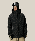 MENS SMARTY® 3-IN-1 RODEO™ 3L JACKET - BLACK FRACTURE PRINT