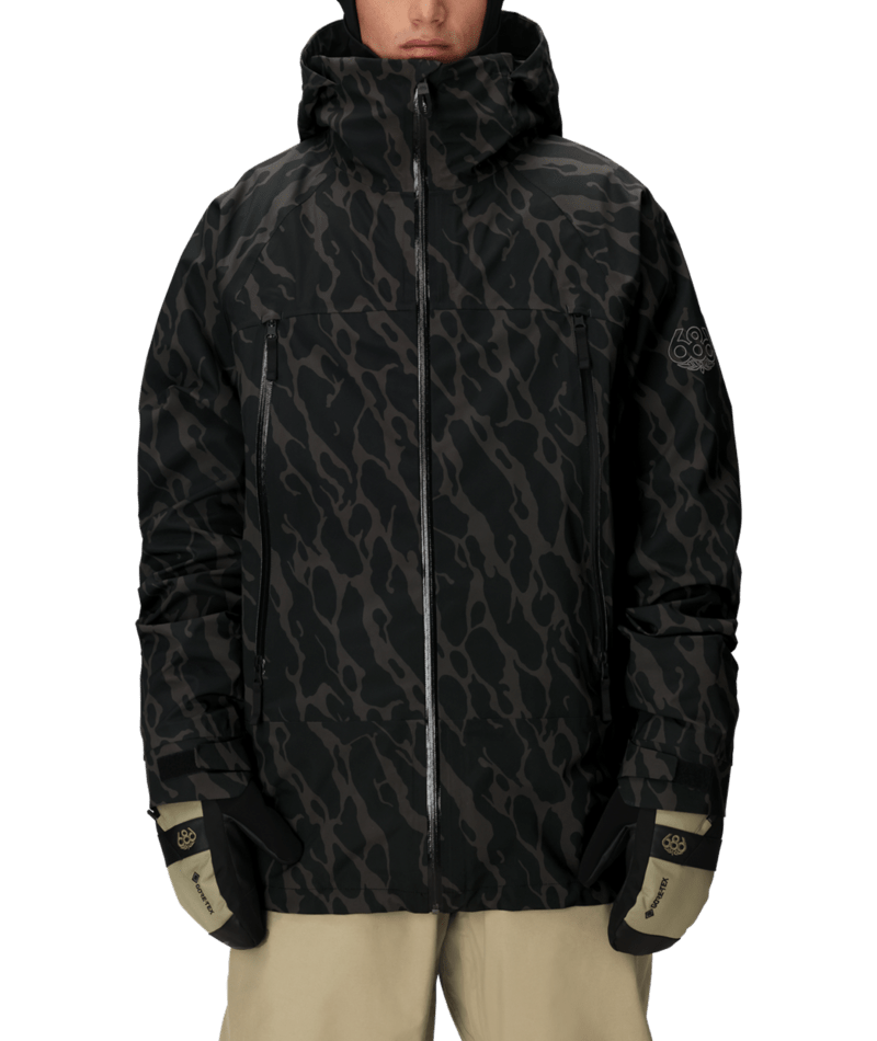 MENS SMARTY® 3-IN-1 RODEO™ 3L JACKET - BLACK FRACTURE PRINT