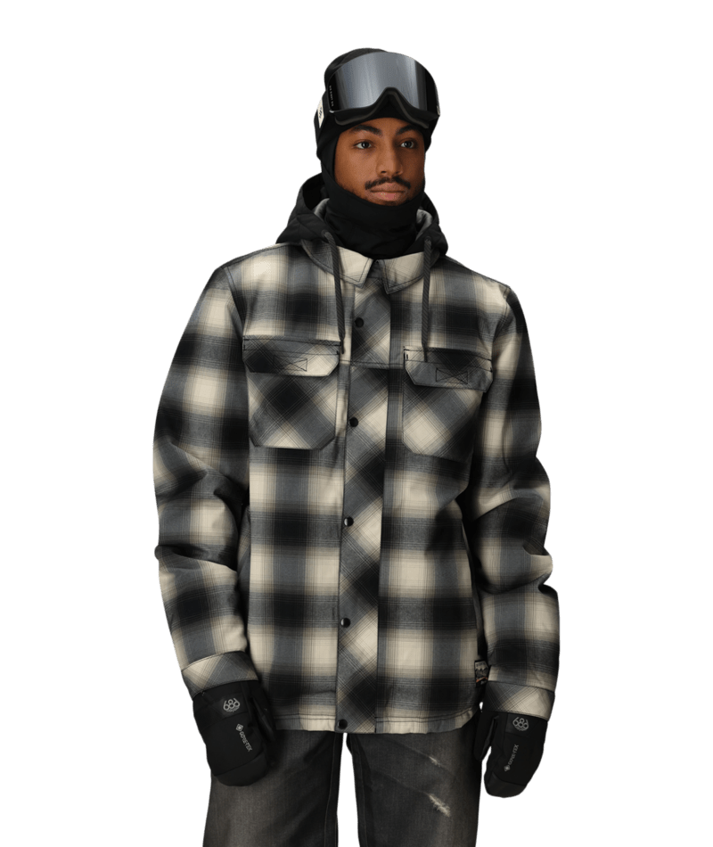 MENS WOODLAND™ INSULATED JACKET - LIMESTONE PLAID