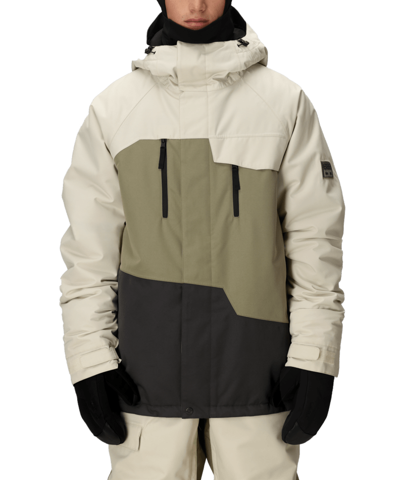 MENS GEO™ INSULATED JACKET - LIMESTONE COLORBLOCK