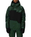 MENS GEO™ INSULATED JACKET - MOSS GREEN COLORBLOCK
