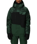 MENS GEO™ INSULATED JACKET - MOSS GREEN COLORBLOCK