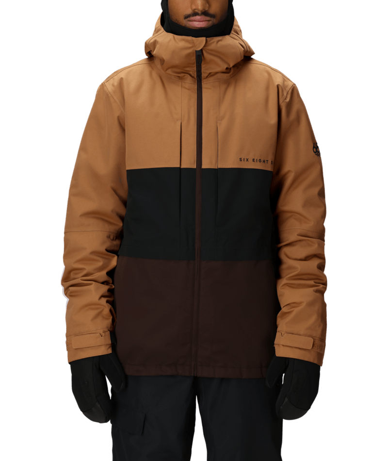 MENS SMARTY® 3-IN-1 FORM™ JACKET - CARAMEL COLORBLOCK